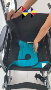 mppc 👍รัดช่วงขาได้👍 เข็มขัดนิรภัย สำหรับรถเข็น ป้องกันผู้ป่วยตก Wheelchair Seat Belt Restraint Wheelchair Safety Harness
