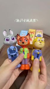 Herocross | Zootopia Anime Figure Judy Nick Soft Toothbrush Cartoon Fine Bristles Teeth Cleaning Beauty Tool Perfect Festival Gifts Surprise