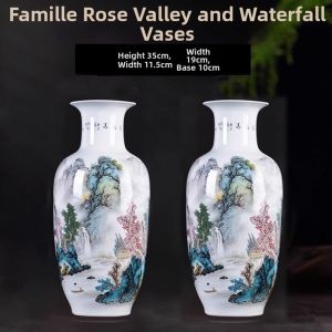 Handmade Scenic Ceramic Vase