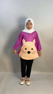 CF Kids Setelan Anak Perempuan Cool Animal