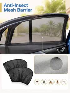 Car Side Window Shade Breathable Mesh Window Shades for Side Windows UV Protection Privacy Screen Cover for Camping Sedan Front
