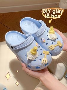 Nút Giày Trang Trí Hình Kem Cute và Vui Nhộn