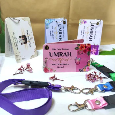 Mini Nota Umroh Ringkas | Kartu Doa Doa Umroh | Buku Panduan Umroh Ringkas | Perlengkapan Umroh Murah