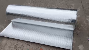 (Khổ cao 1.5m x 2 mặt bạc x dày 4ly) Dài 15m -Tấm cách nhiệt chống nóng mái nhà mái tôn màu bạc kẽm