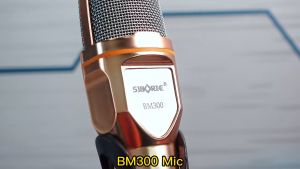 Siborie BM300 Microphone condenser microphone 3.5mm live microphone including stand set Siap COD
