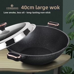 RONGCHUAN | Non-stick Large Stir-fry Pan