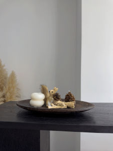 Wabi Sabi Style Aesthetic Decorative Wood Tray Set