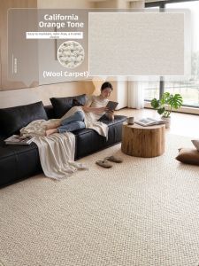 ZHUOYI | Luxurious and Cozy Wool Carpet for Living Room and Bedroom