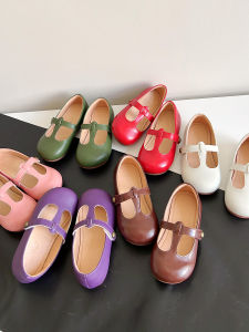 South Korea Childrens Shoes 2023 New Arrival French Mary Jane Shoes Soft Bottom Ballet Shoes Niche Style Western Style Princess Shoes for Girls