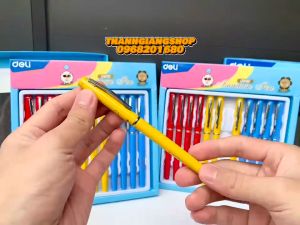 Bút Máy Deli 896 Luyện Viết Chữ Đẹp Cao Cấp Bút Mực Ngòi Mài Nét Thanh Đậm