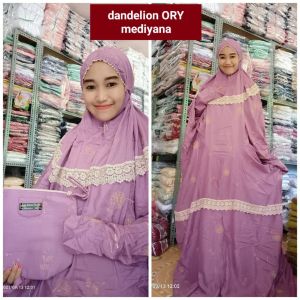 Mukena Rayon Jumbo Terusan Premium Full Bordir Andin