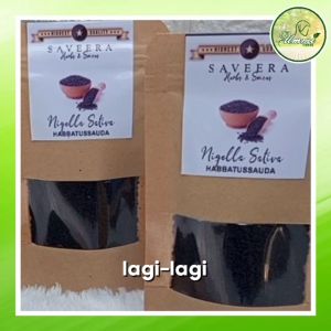 BIJI HABBAT ORIGINAL non BUBUK JINTEN HITAM / HABATUSAUDAH / HABBATUSAUDA / BLACK SEED / NIGELLA SATIVA 100% ASLI ALAMI KUALITAS PREMIUM GRADE A uk. POUCH untuk RESEP JSR
