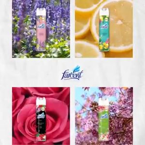 [Bundle of 2] Farcent Scented Spray Banquet Air Refreshers Air Care Cherry Lavender Lemon (320ml x 2)