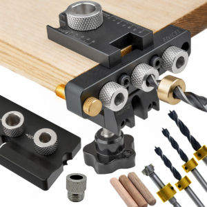 Bộ Dụng Cụ Đa Năng Universal Jig Dowel Cam 3 Trong 1 Hướng Dẫn Khoan Lỗ Gỗ Định Vị Cho Đồ Gỗ Tự Làm Phụ Kiện Máy Chế Biến Gỗ