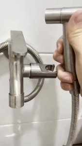 Bidet Spray Set High-Pressure Bathroom Toilet Hand Bidet Faucet Stainless Steel Two Way Tap Pipe Kepala Paip Tandas