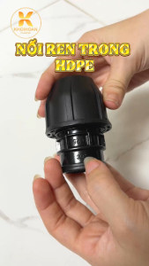 Nối Ren Trong HDPE YM PN16 Chất Lượng Cao | Phi 20 25 32 40 Ren Trong 21 27 34 42 | NPP Khởi Hoàn
