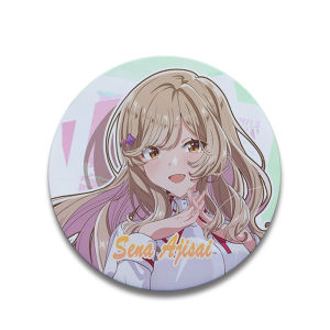 58mm Anime Theres No Freaking Way Ill be Your Lover! Unless Amaori Renako Cosplay COSTUME Badge Pin SPTE Tinplate Brooch Prop