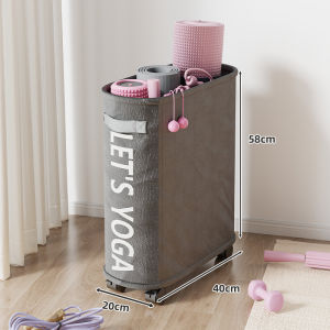 QINQI | Yoga Mat Storage Rack Moveable Shelf
