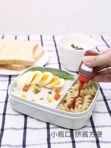 Botol Saus Bento Mini / Botol Saos Tomat Sambal Kecap Selai Anak / Wadah Saus Tempat Saus Bekal