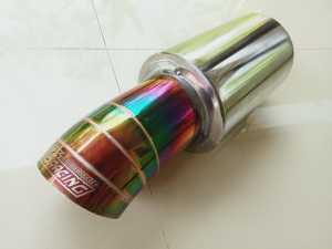 KNALPOT MOBIL JS BIRU SUARA BASS KERING UNTUK SEMUA JENIS MOBIL