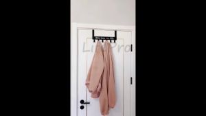 Lifepro Tempel Pintu Gantungan Baju HOOK NICE DAY Back Door Tanpa Paku Kuat 6 Pengait Enudden