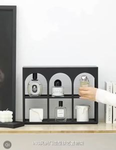Ⓜ️ZEROIDEASⓂ️ Metal & Acrylic Perfumes Holders Perfumes Rack Perfumes Stand Cup Stand Cup Holder Cup Rack Coffee Cup Holder Displays Shelf Aromatherapy Stand Cosmetic Stands Cosmetic Holder Cosmetic Rack Cosmetic Shelf Makeup Rack Makeup Stand