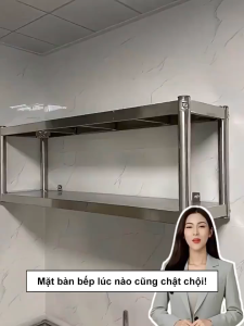 Giá để đồ treo tường Giá để đồ nhà bếp cao cấp bằng thép không gỉ Khả năng chịu tải cao