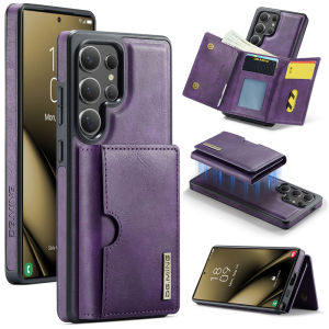 Flip Leather Phone Case For Samsung Galaxy S26 Ultra S25 Edge S24 FE S23 S22 Plus Magnetic Wireless Charging Wallet Card Cover