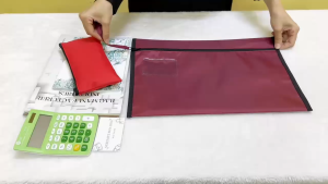 Document Zipper File Folder Sleeve Bag Bag Pocket Folder Tuition School Teacher Fail Murah