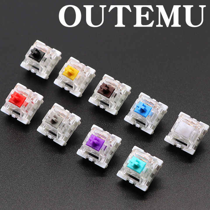 Computer Keyboard Switches Outemu Switch for Keyboard 3Pin Linear Tactile Clicky Silent Switches ...