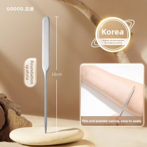 Goodgudi | Makeup Artist Makeup Blender Mixing Tool Stainless Steel Foundation Spatula