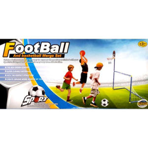 Mainan Anak Gawang Sepak Bola dan Ring Basket Sport 2in1 Besar Footbal basket Soccer & Football