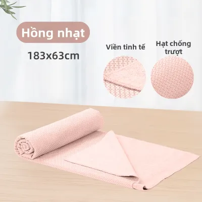 Khăn Thảm Yoga Hấp Thụ Mồ Hôi Không Trượt Ấm Áp