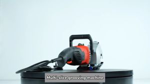 เครื่องกรีดผนัง เซาะร่องไฟ ระบบน้ำ 5800วัตต์ Wall Chaser Groove เครื่องกรีดผนัง สามารถใช้สำหรับอิฐทุกประเภท อิฐมวลเบา อิฐแดง เครื่องเซาะร่อง พร้อมใบตัด 5 ใบ เครื่องเซาะร่องคอนกรีต เซาะร่องกำแพง เครื่องกรีดผนัง  เครื่องเซาะร่องผนังวางท่อ เครื่องเซาะร่องกรี