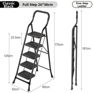 Multifunction Wide Durable Non-slip Foldable Ladder