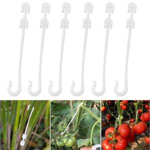 20/10pcs J-shaped Plant Fruit Fixed Hook Suitable for Strawberry Cherry Tomato Potted Branch Vine Support Frame Gardening Accessories