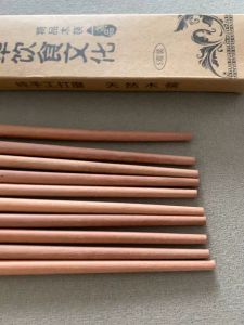 5 คู่ ตะเกียบ ตะเกียบเกาหลี วัสดุไม้จริง ตะเกียบอย่างดี ตะเกียบสวยๆ ตะเกียบไม้