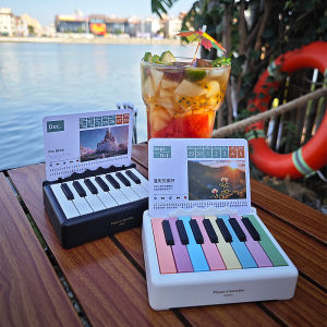 Mini Playable Piano Calendar Birthday Gift Souvenir