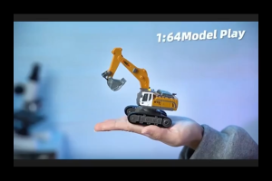 1:64 scale mini RC Excavator 11 ch (with controller and App control)