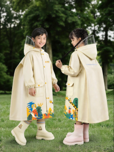 QUANYAN | School Use Waterproof Raincoat for Girls and Boys Grade 1