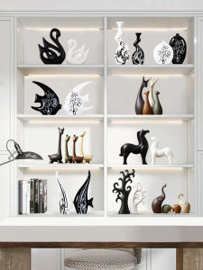 Modern Ceramic Fish Decorative Ornaments Creative Home Decorations for Living Room And Bedroom Simple And Elegant Design