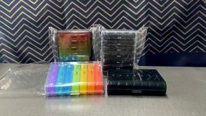 Kotak Tablet Obat-obatan Portabel 7 Hari: Kotak Penyimpanan Tablet Weekly & Organizer Pil Mingguan