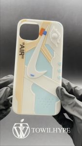 Softcase iPhone Baby Blue White 11 Xr 12 13 Pro Max 14 8 Plus Mini Se 2020
