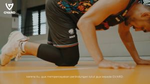 GVARD Knee Sleeve Protector . Pelindung Lutut Perlengkapan Fitness Knee Support Knee Pad Pelindung Lutut Deker Lutut Olahraga Gym