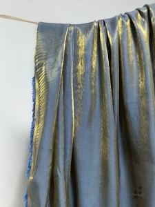 Iridescent Multicolor Soft Comfortable Saree Dress Fabric