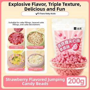 FleurCouleur | Yogurt Filling Beads for Cakes Chocolate and Strawberry Popping Pearls