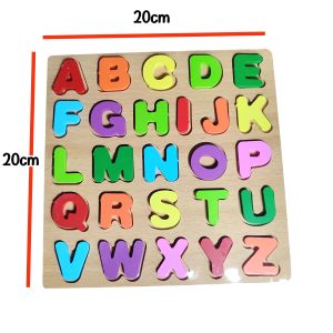 Mainan Edukasi Anak Puzzle Kayu Huruf