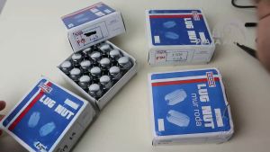 Mur Roda Mobil Panjang Racing Lugnut Warna Chrome