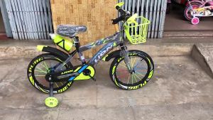 16 นิ้ว จักรยาน LION X สุดเท่ห์ สำหรับเด็ก 5-7 ปี แข็งแรง /ยางขอบหน้า ซี่ลวดสี