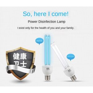 Shelley E27 Spiral 25W UV-C Germicidal Lamp with Ozone for Complete Home Sanitization